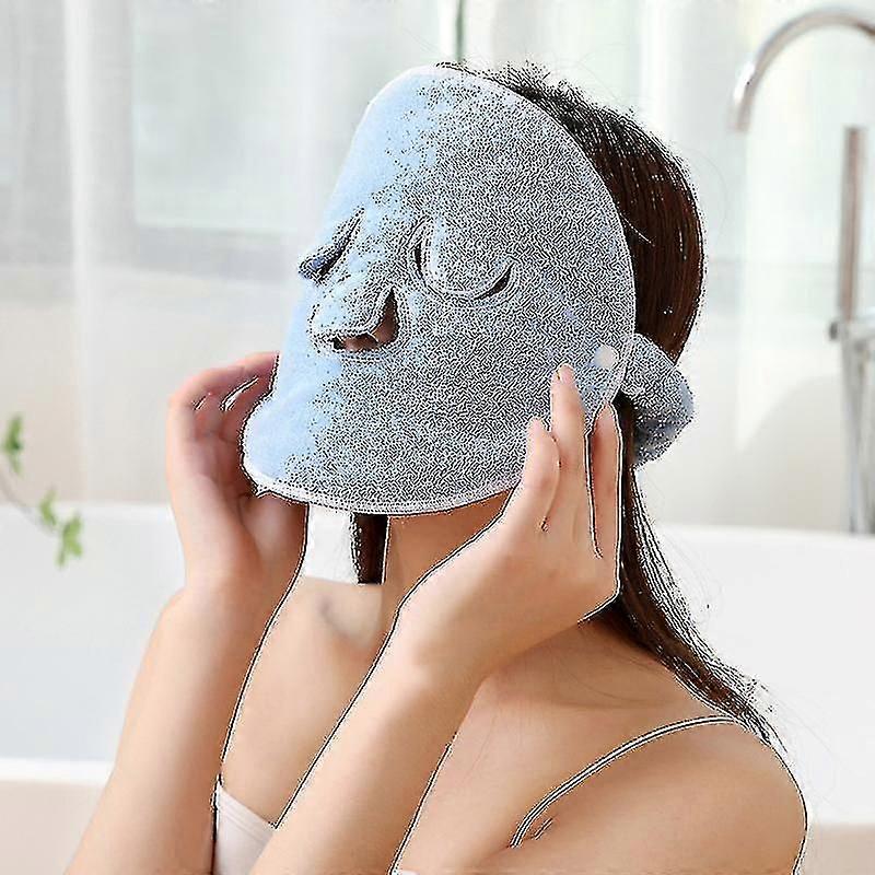 Newest Reusable Spa Towel Hot And Cold Compressed Steam Facial Towel Anti-aging Moisturizing Facial Beauty Towel (3pcs)