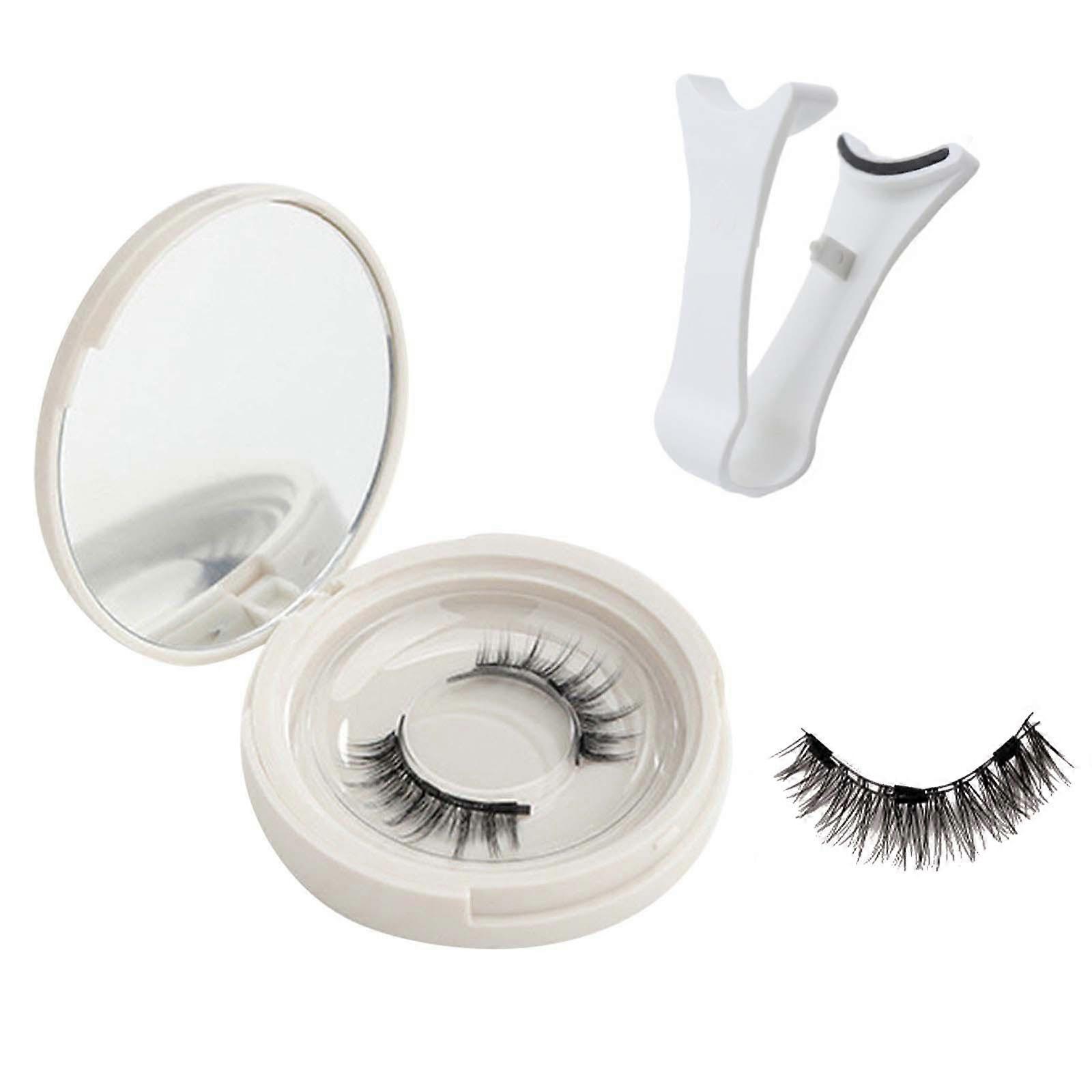 Magnetic Eyelashes Magnetic Lashes Magnetic Eyelashes With Applicator Reusable Natural Look Magnetic Lashes