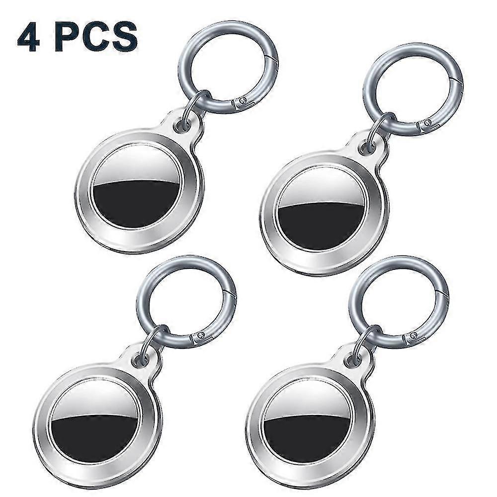 Leather Case For Apple Air Tag Tracker, 4 Pack