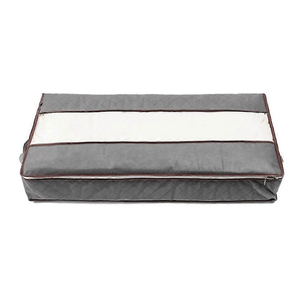 Foldable Underbed Storage Bag with Durable Zipper and Handle - Organiser for Clothes, Blankets, and Cushions