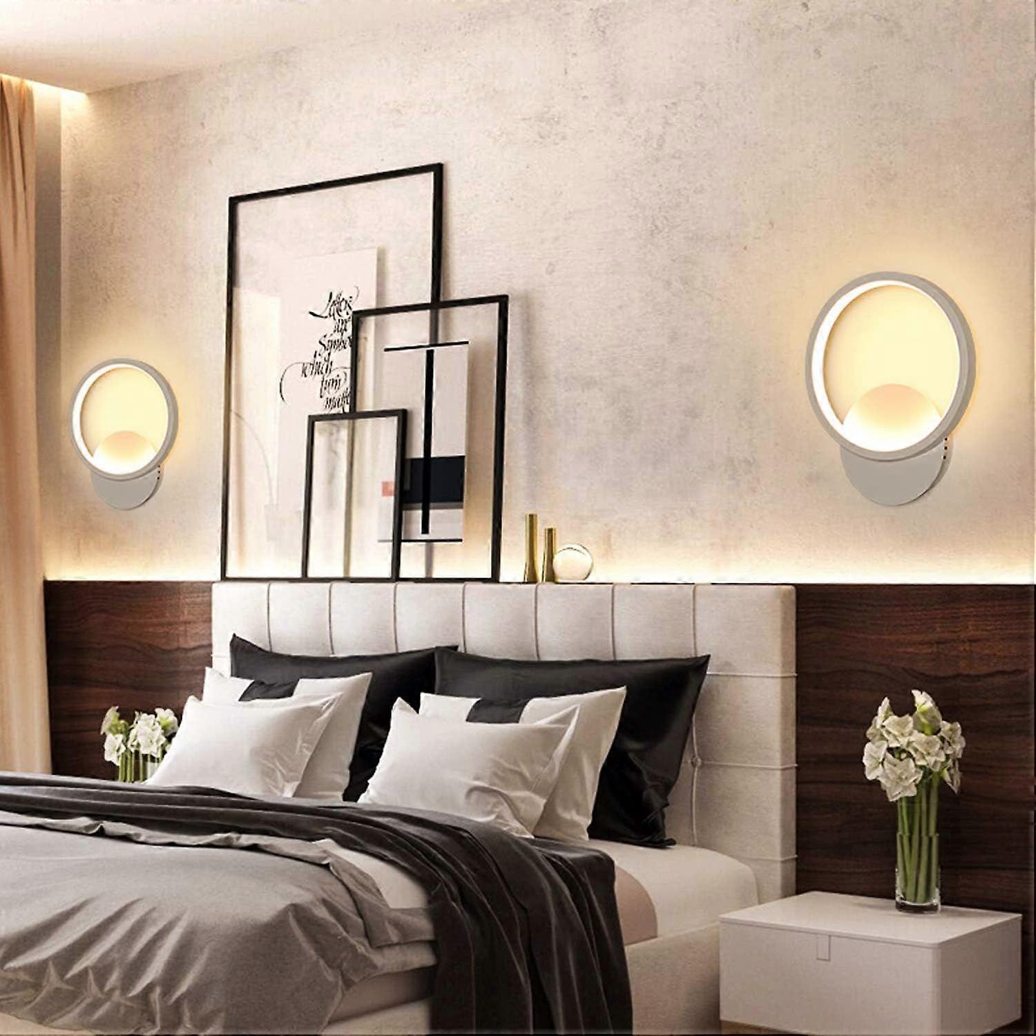 Nordic bedside wall lamp large warm light