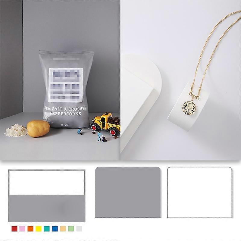 60 X 60cm Non-Reflective Matte PVC Board Double-Sided Solid Color Photo Background Board Filming Photography Props