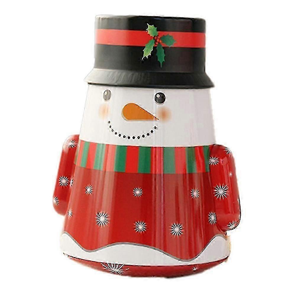 Santa Candy Box Storage Tin Box Creative Christmas Decoration E