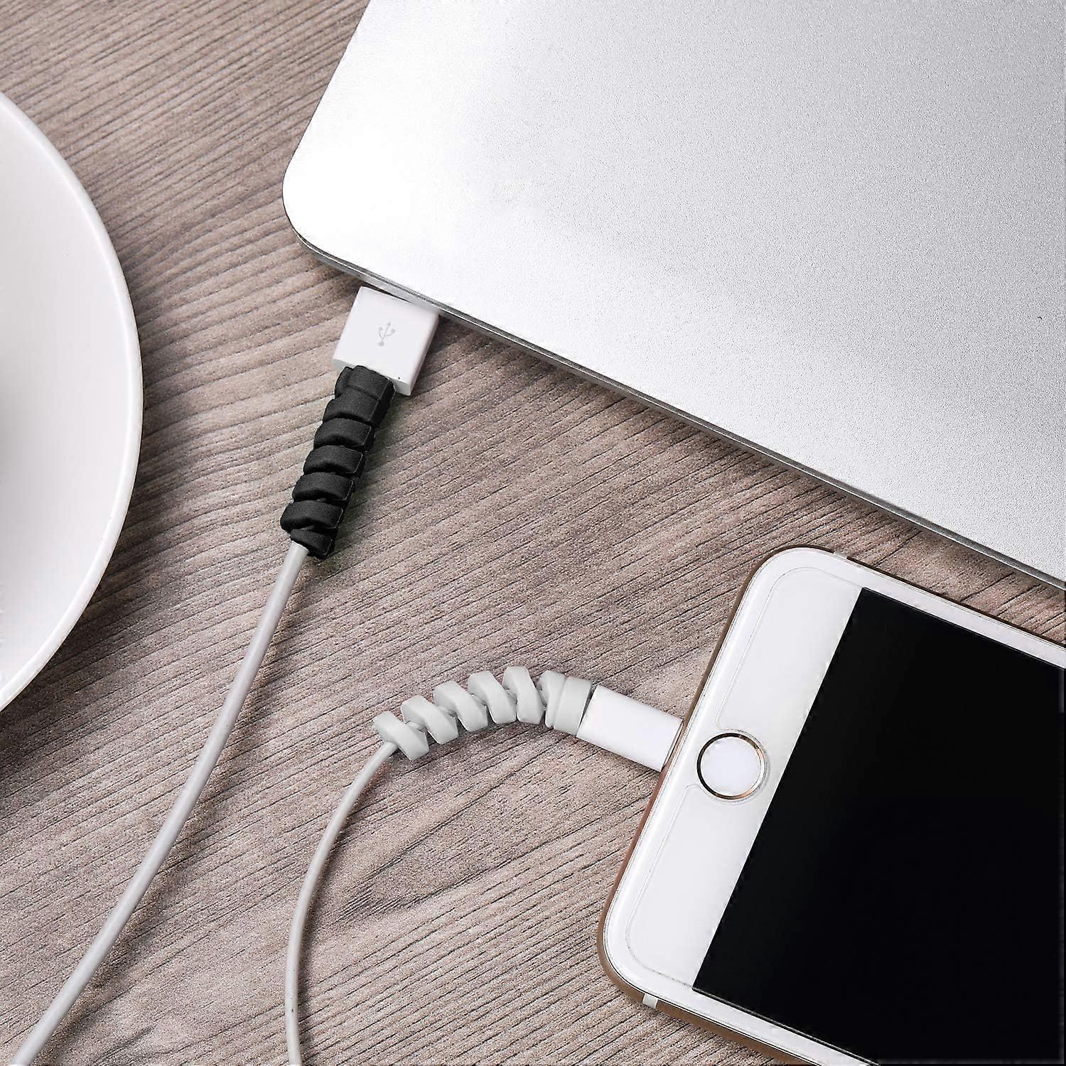 Silicone Wire Protector for Prevent Wire Damage, Durable Cable Organizer Ensuring Extend Cables Life, Flexible Cable Protector for Easy Installation,