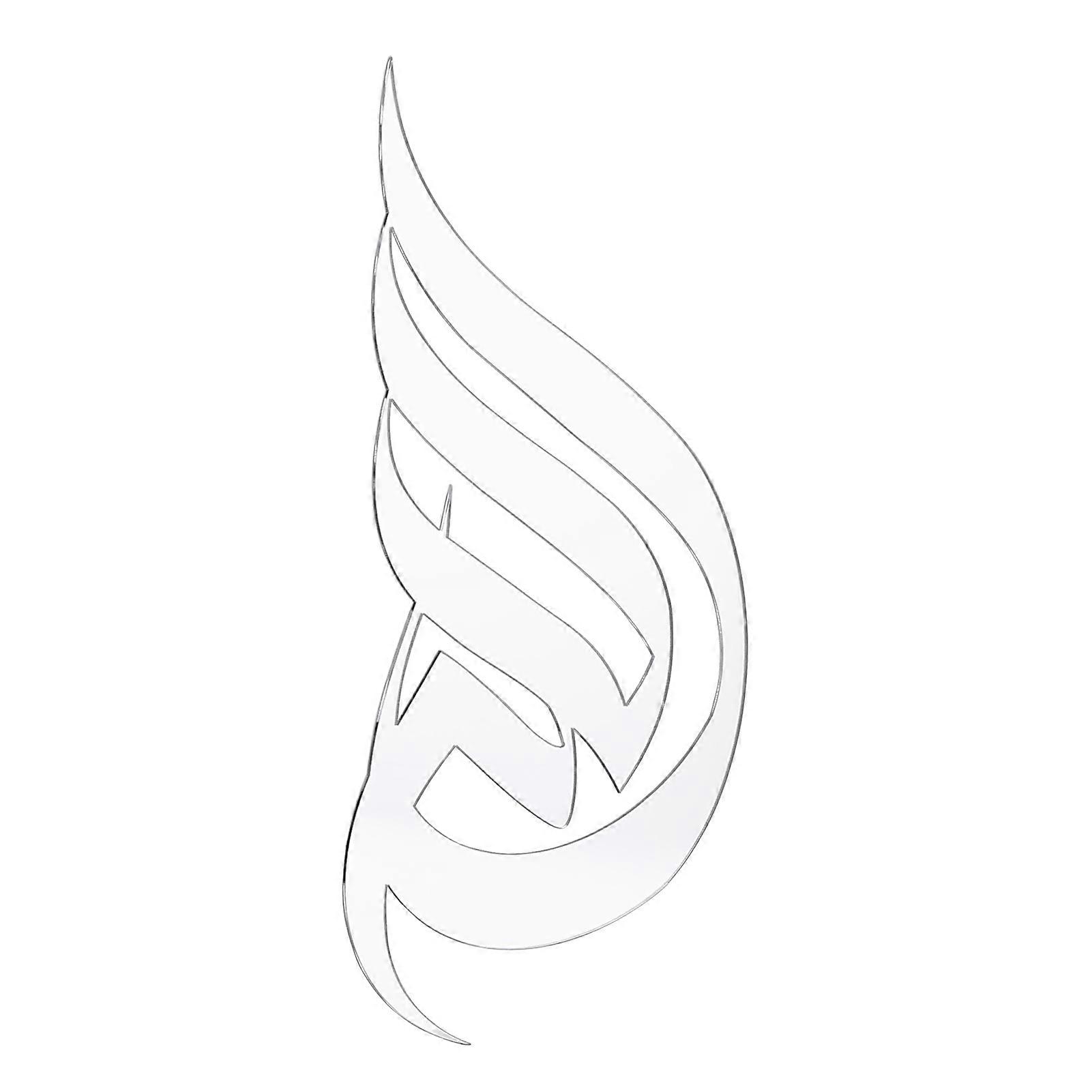 3 Dimensional Thickened Mirror Wall Sticker Acrylic Self Adhesive Home Decoration JM740 with EVA Glue for Easy Application