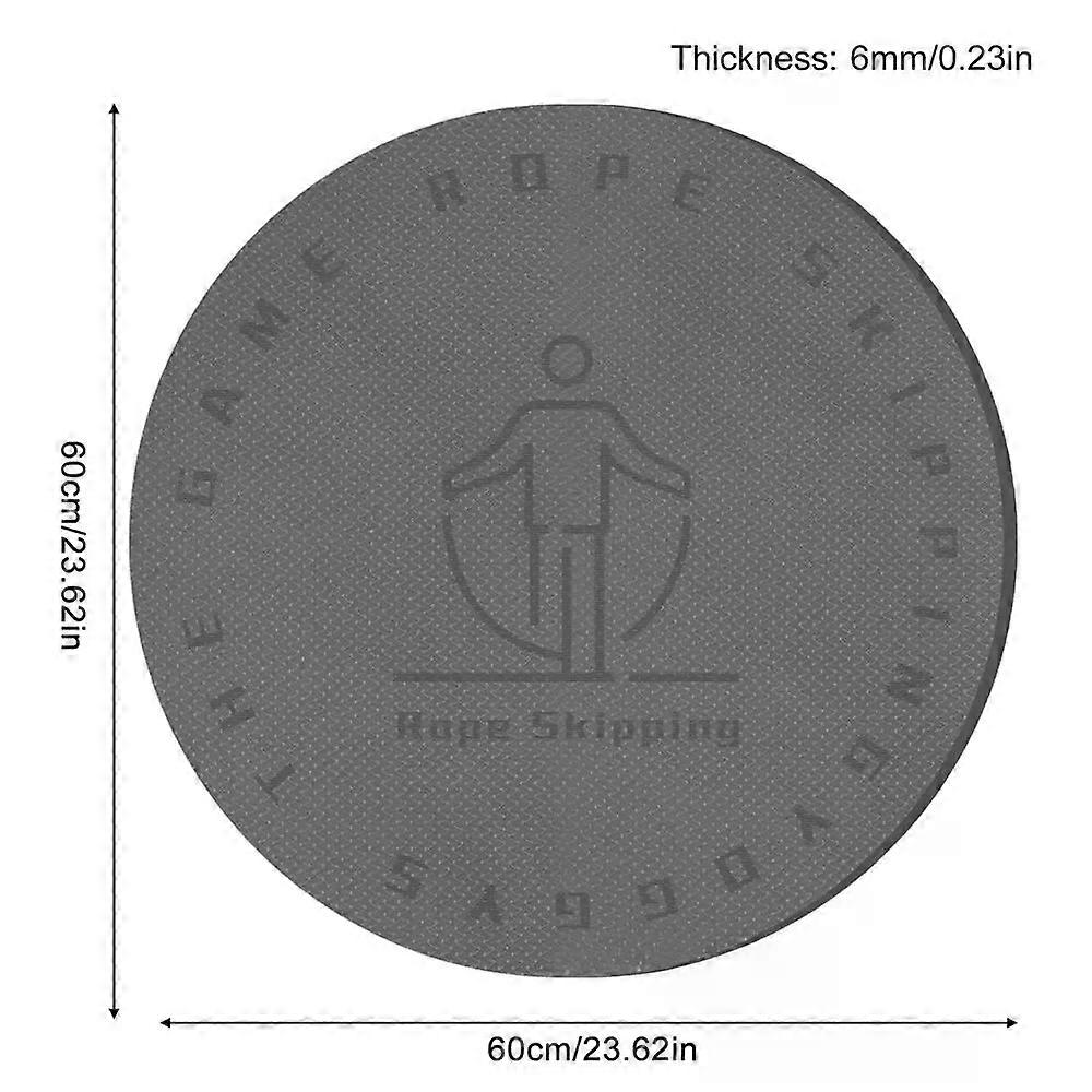 Jump Rope Mat 6MM / 8MM Thickness Round Rope Skipping Pad 60cm Soundproof Silent Mat Dancing cushion For Fitness Equipment