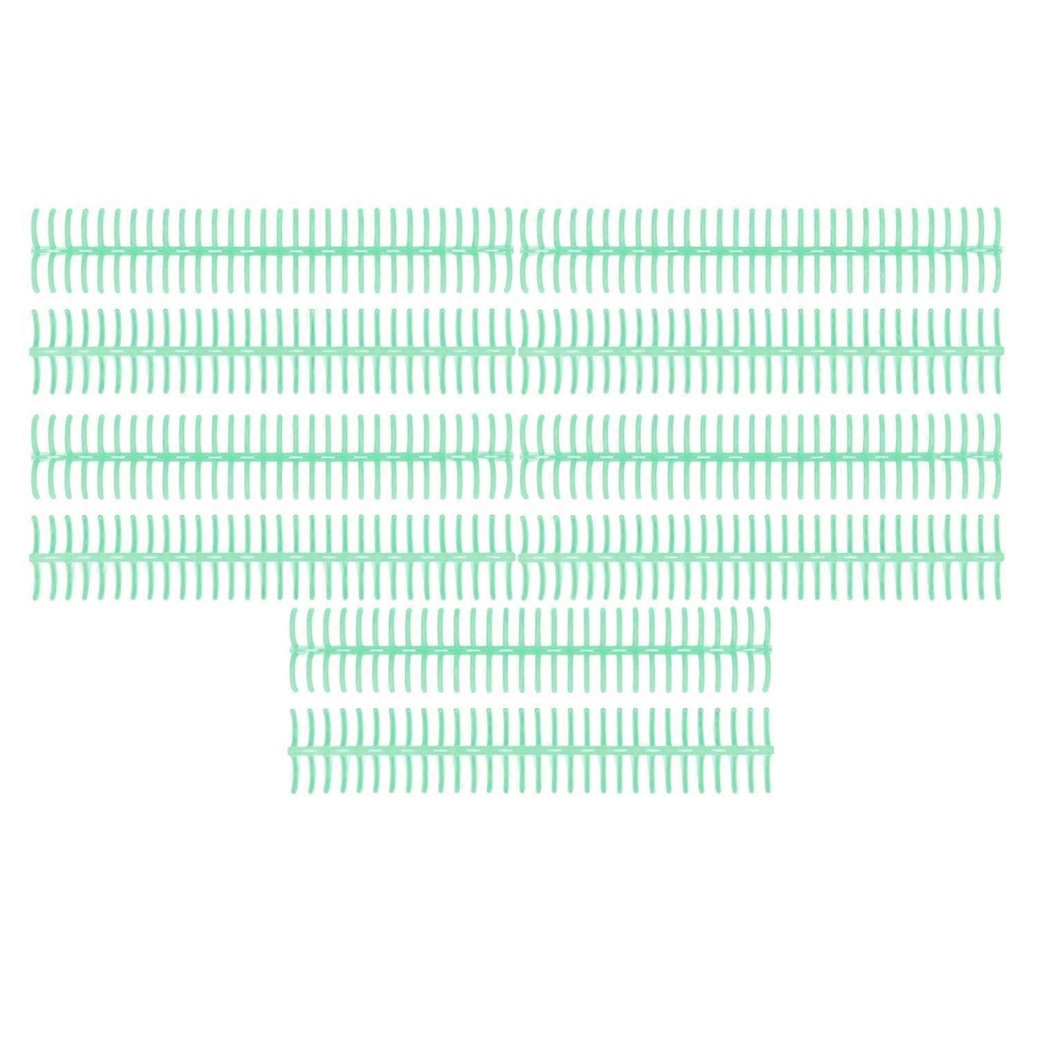 10PCS πλαστικές σπονδυλικές στήλες σύνδεσης 19mm 30 συνδετικό υλικό χτένας δαχτυλιδιών συμβατό με A4 B5 A5 μέγεθος χαρτιού 150 φύλλο