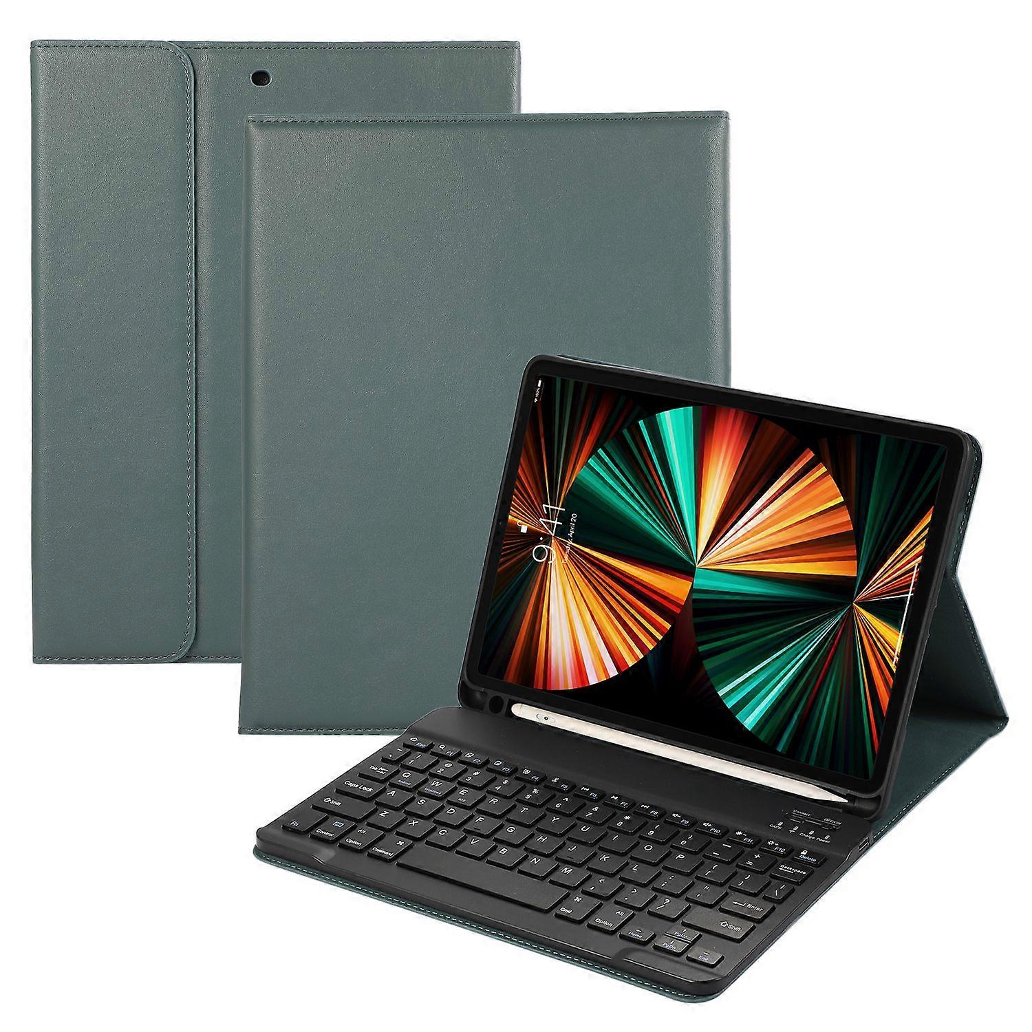 For iPad Pro 12.9 (2022)/(2021)/(2020)/(2018) 2 in 1 Bluetooth Keyboard Tablet Case Leather Stand