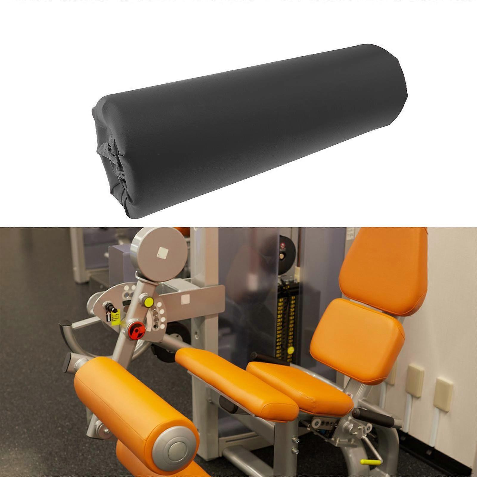 1 Piece Foam Foot Pad Roller Support Round Soft Sponge Sleeve for Weight Bench Home