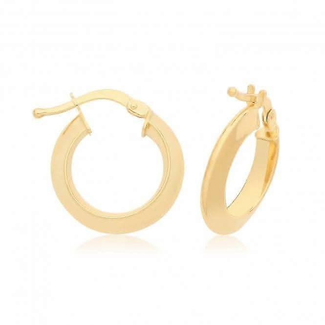 9ct Yellow Gold Hoop Earrings ER1201