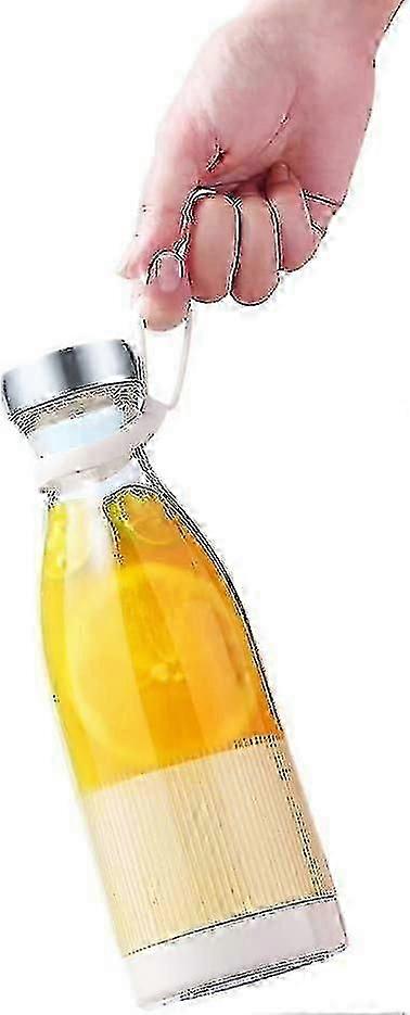 Portable Mini Blender, Fresh Juice Blender Bottle, Personal Mixer Fruit Rechargeable With Usb And Wireless Charging, Milk Shakes 350ml, Home, Gym, Tra
