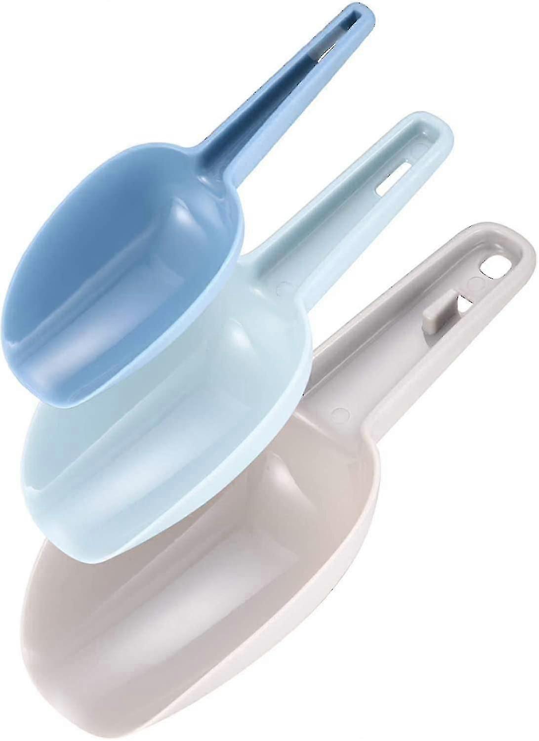 3 יחידות כף קרח, כפיות מטבח מפלסטיק, כפית קמח קטנה, מזון, ממתקים, פופקורן, פולי קפה, כפיות מזון לחיות מחמד, אתים ומריתות