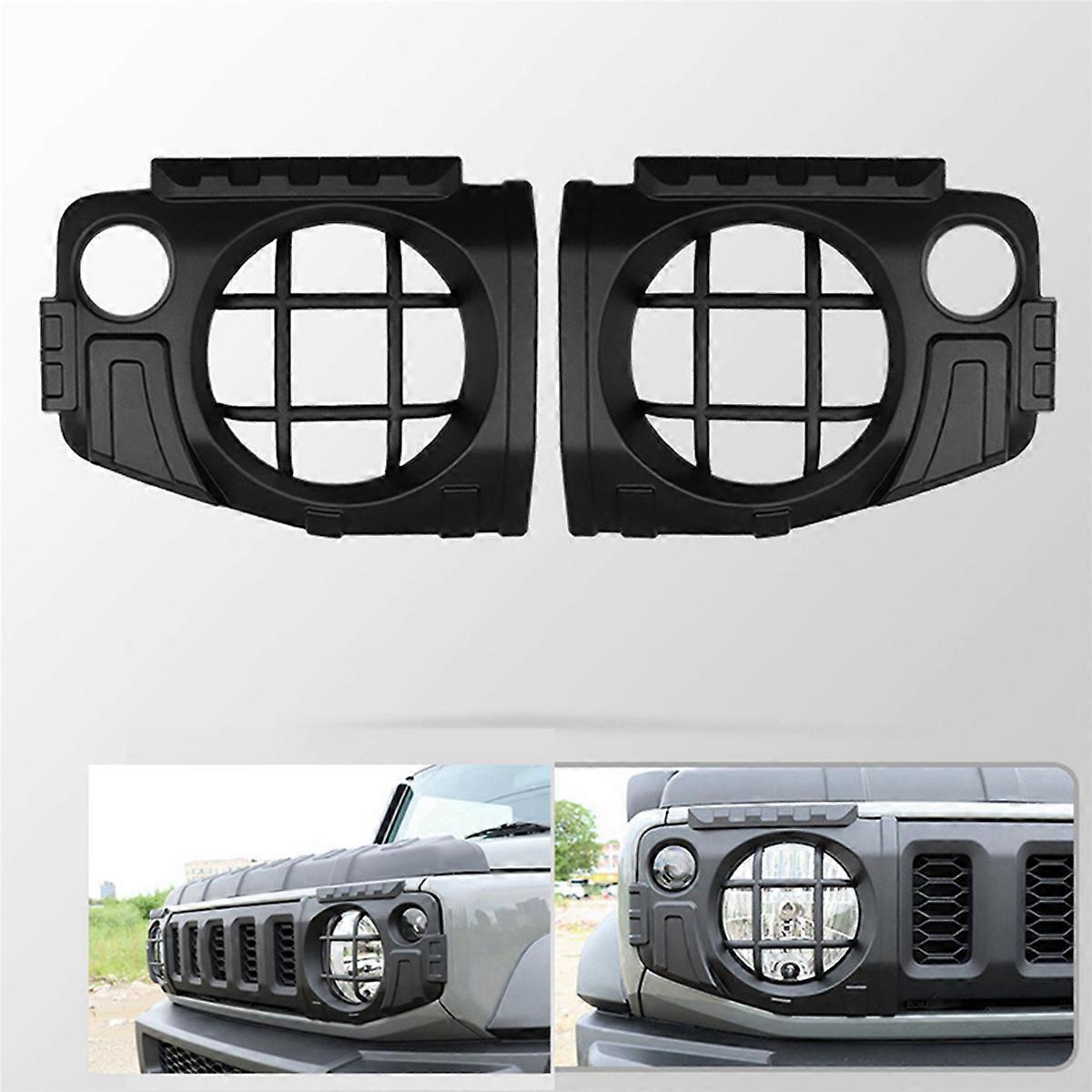 2Pcs Car Front Headlight Cover For Jimny JB64 JB74W