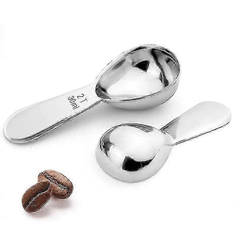 Measuring Spoons Stainless Steel 2pcs (1(15ml) X1(30ml)) Compatible With Baking