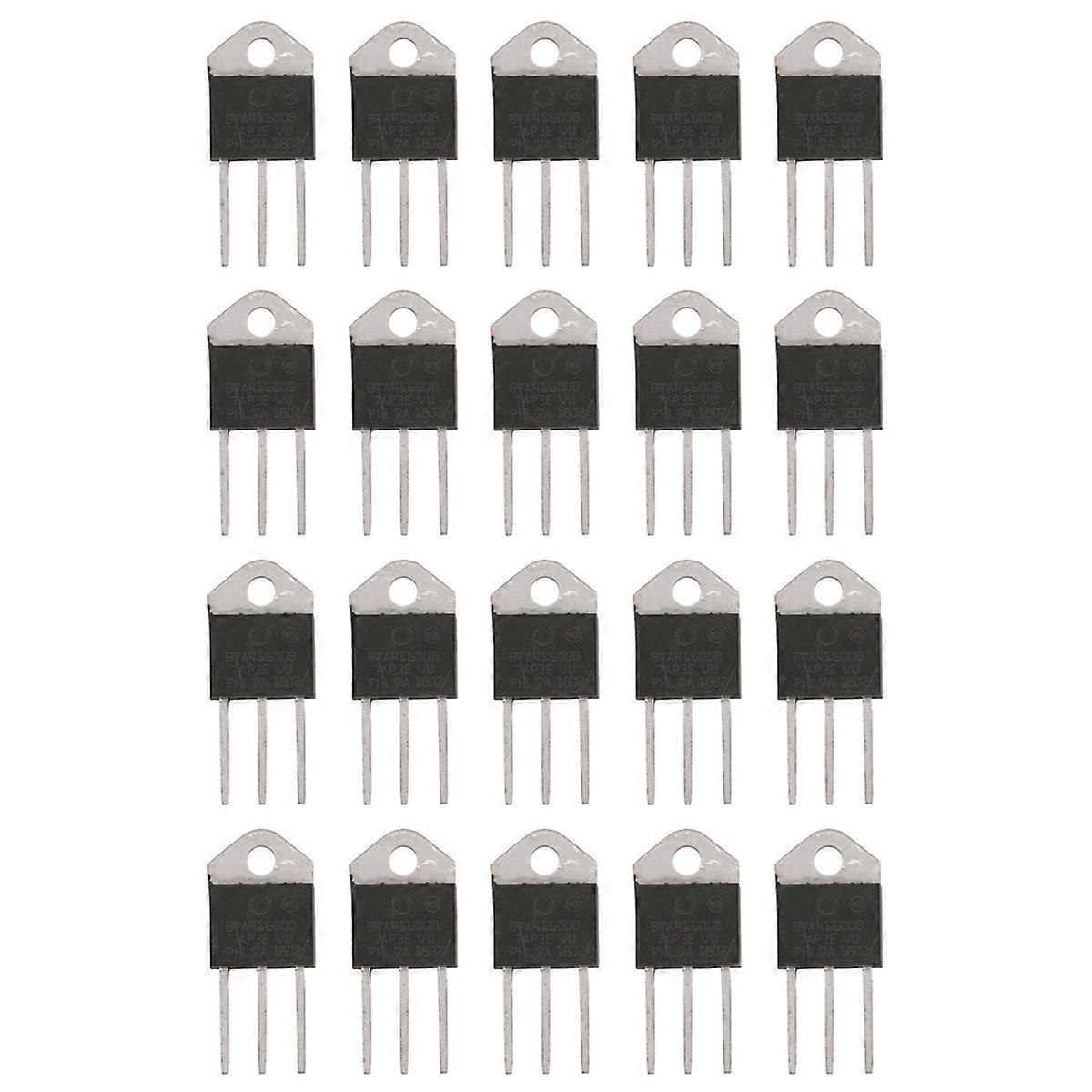 20X BTA41-600B 600V 40A Silicon Controller Rectifier Standard Triac