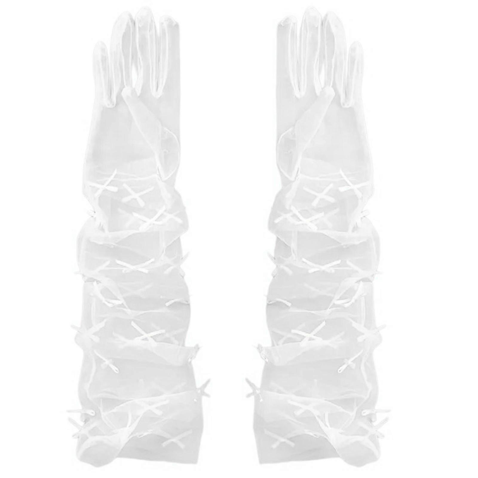 Bowknot Transparente Handschuhe fr Abendkleid Lange Handschuhe  Hochzeitskleid Handschuhe Brautaccessoires Lange Lnge durchsichtige  Handschuhe | Fruugo DE