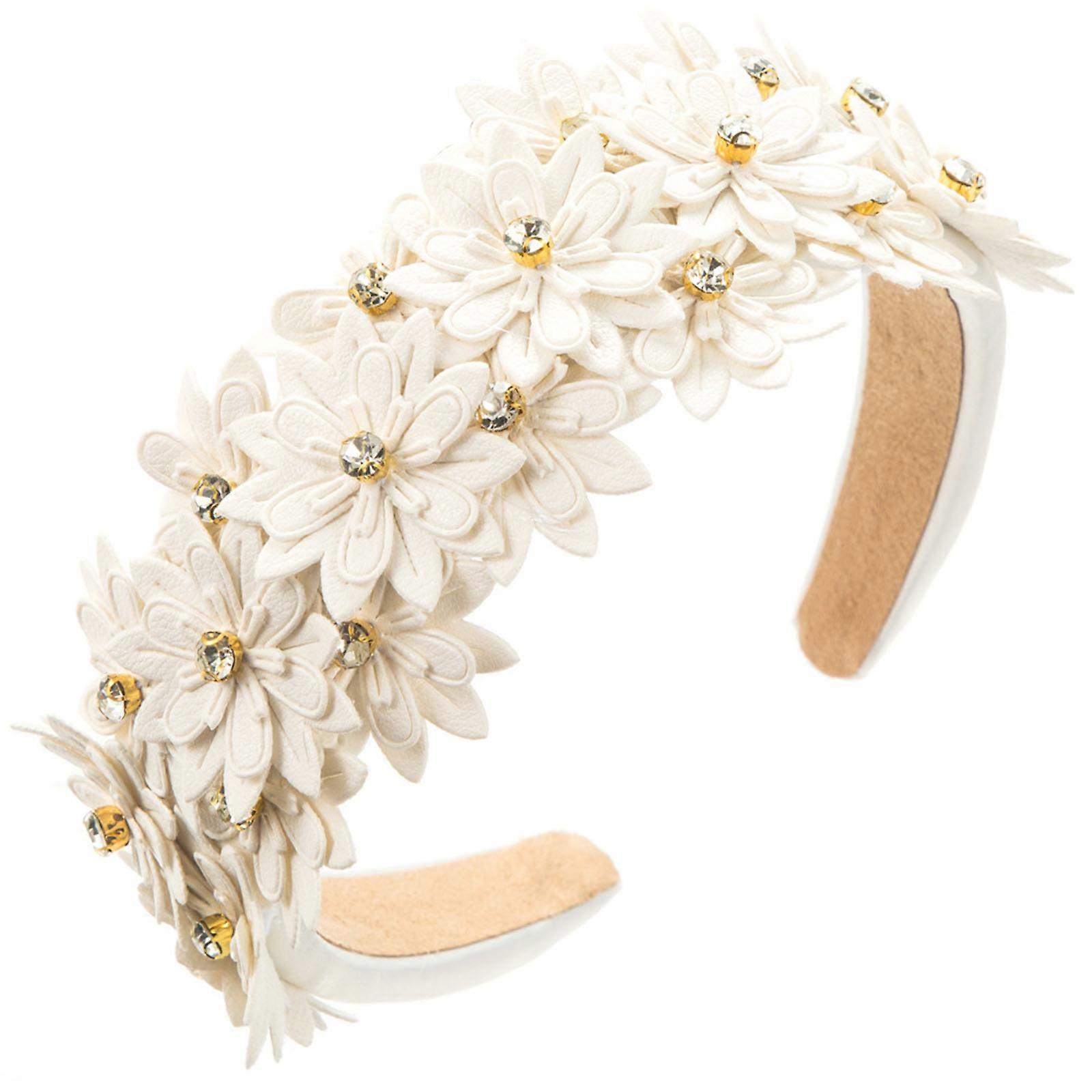 Oster-Stirnbänder Für Frauen – 4 Stück, Mit Hasenohren & Blumen, Elastisch, Für Festliche Looks