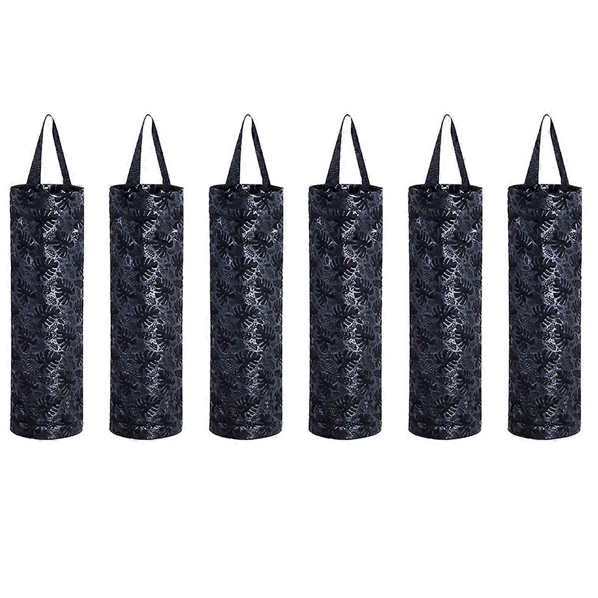 Plastic Bag Storage Rack, Kitchen Grocery Garbage Bag black