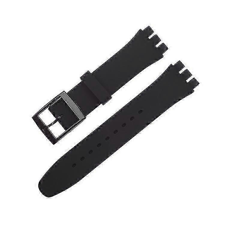 Silicone Watch Strap For Swatch Jelly Three Eyes Classic 12/17/19/20MM Trigeminal