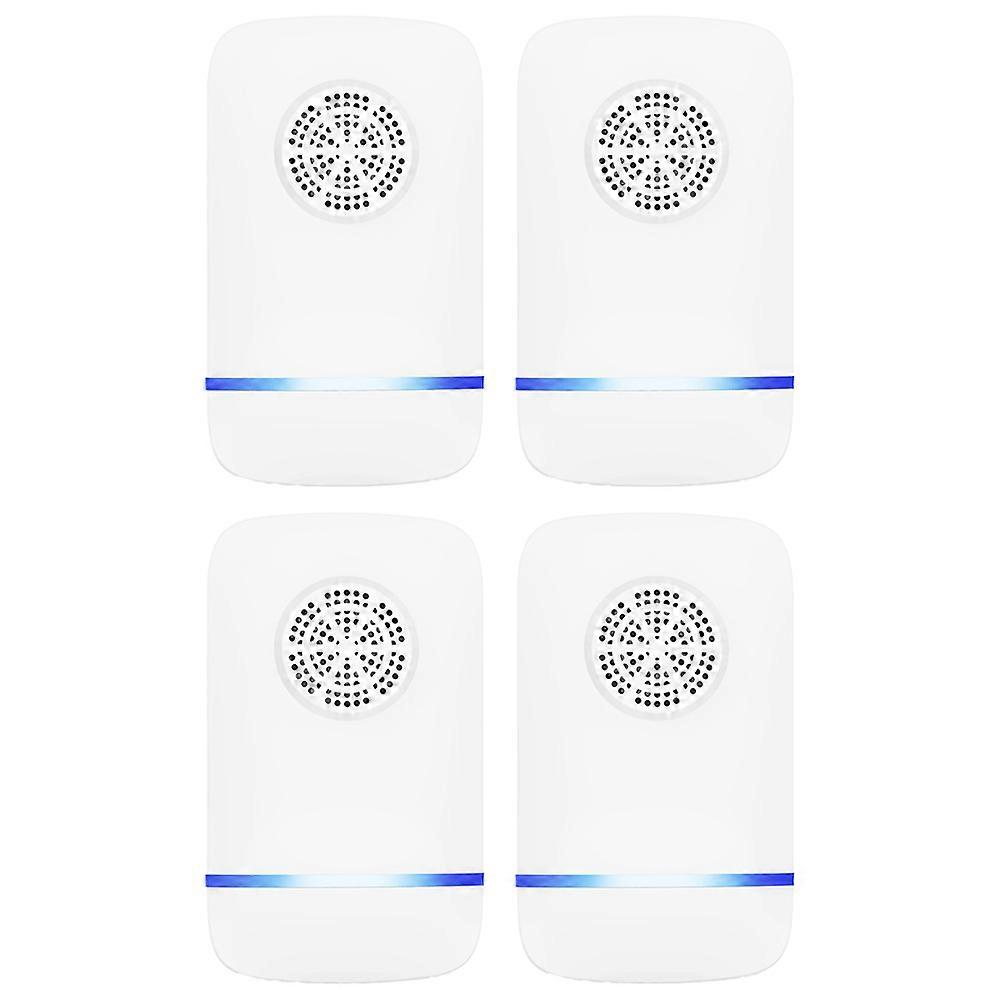 Ultrasonic rat removers come in a box of four