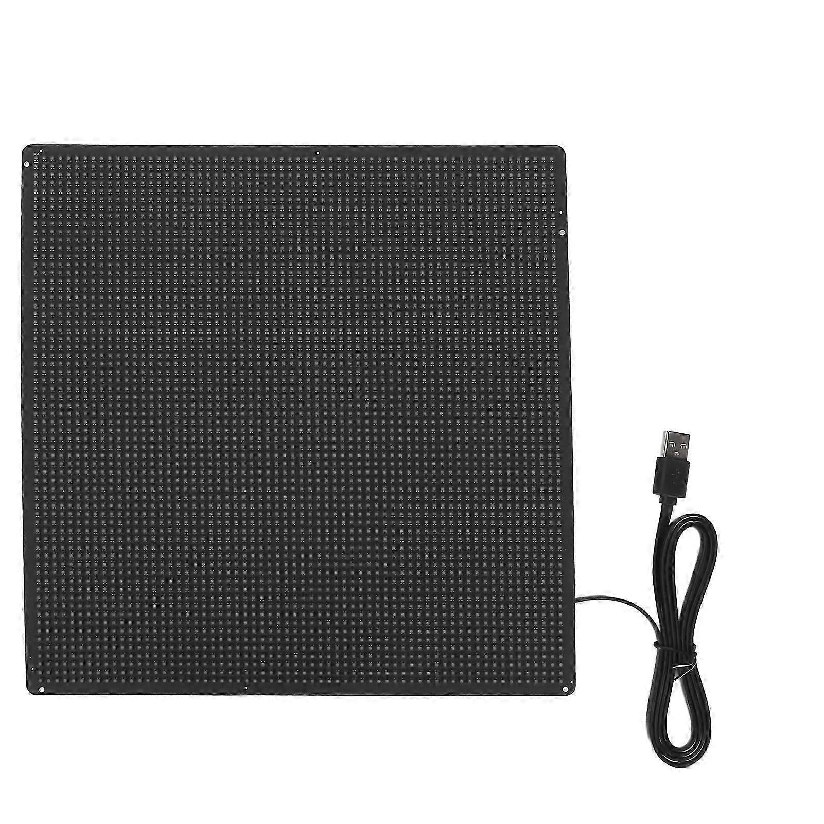 LED Flexible Screen 64x64 Bright Bluetooth APP Control Custom Text Pattern Animation Scrolling Programmable LED Display