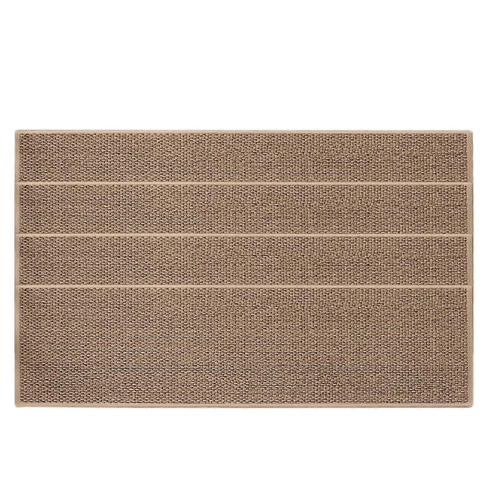 Degraus de Escada Antiderrapantes de Linho 8x30in Pacote com 4 Pacotes de Material de Qualidade com Revestimento de Borracha Laváveis para Interiores PUW6369