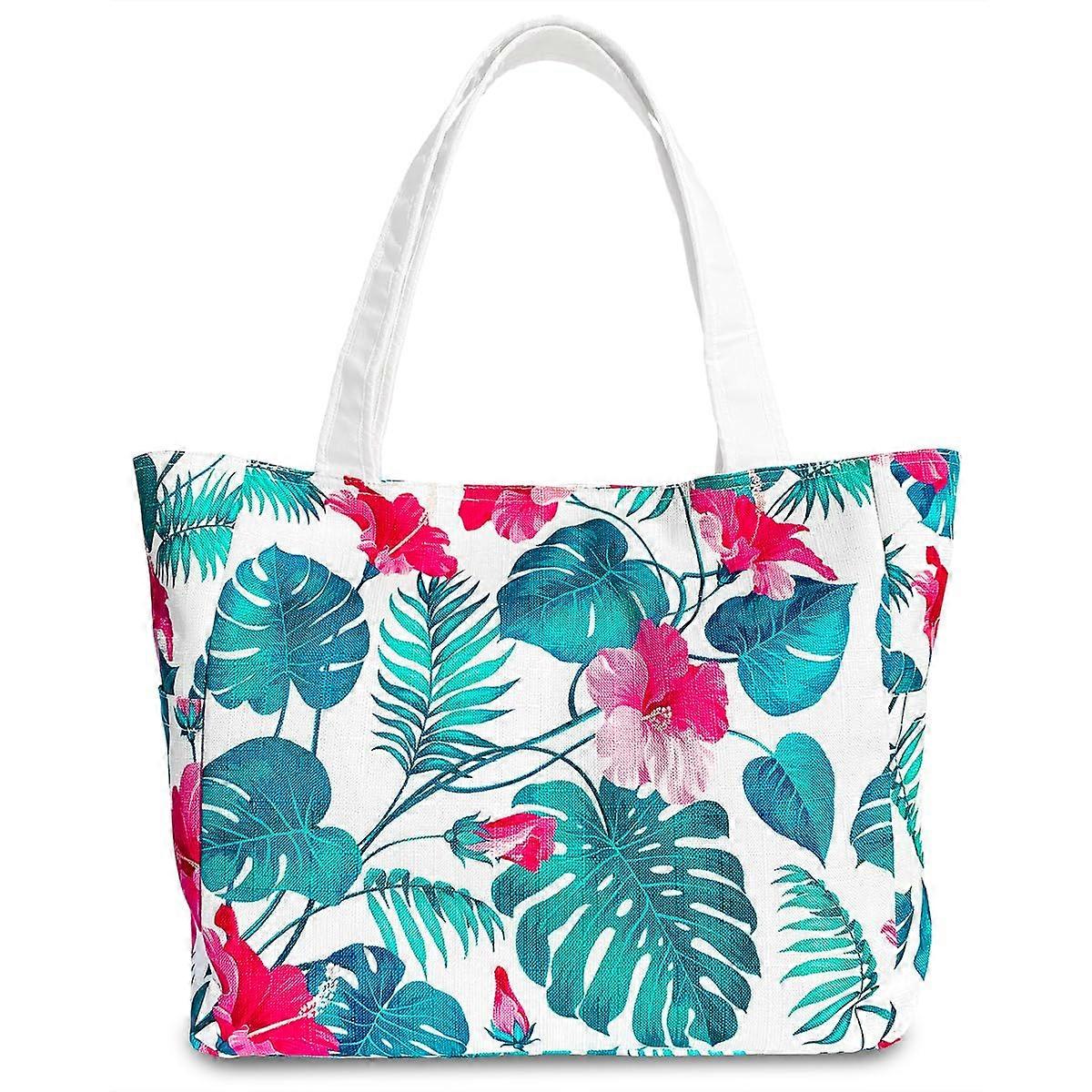 Designer Beach Bag and Tote - Large and Sand Attacking Summer Bag for Holiday, Picnic or Pool - Stylish Tote for Women