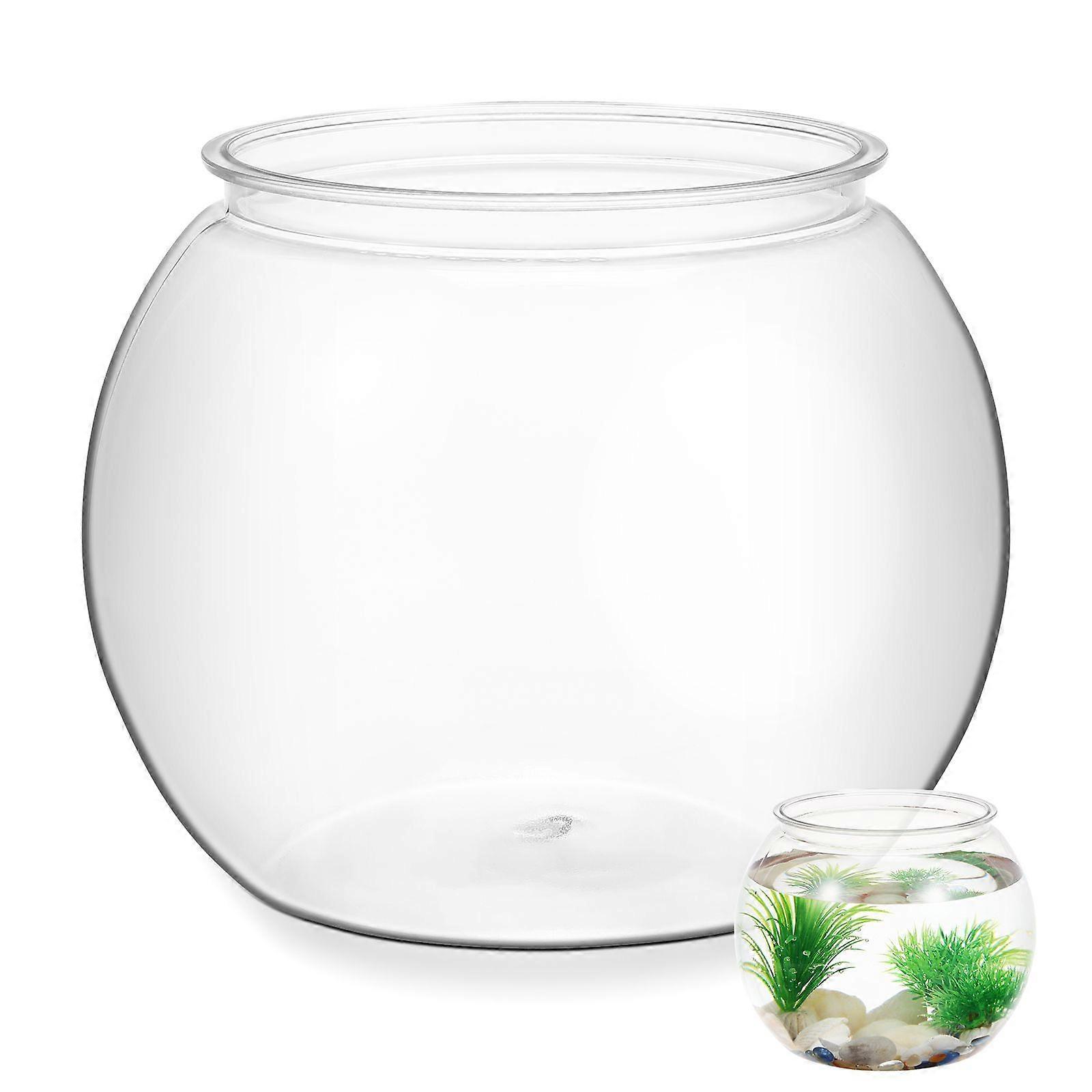 Transparent Aquarium Tank Multi-function Betta Tank Desktop Goldfish Tank Office Decor