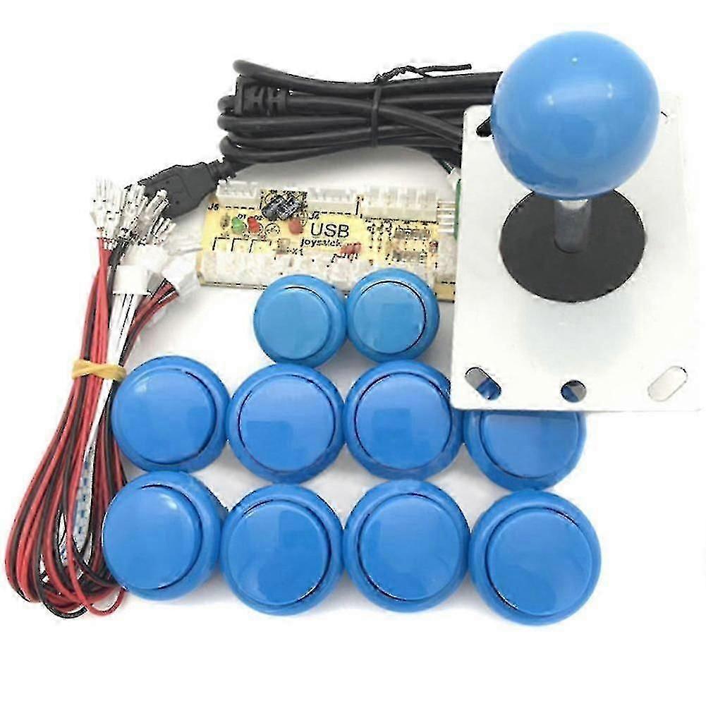 Arcade Buttons Game Usb Encoder Pc Joystick Controller Diy Kit For Mame Jamma Games