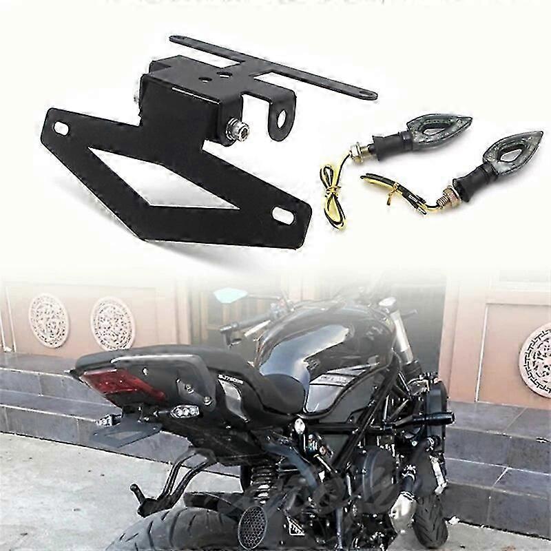 Motorcycle Rear License Registration Plate Tail Frame Holder Bracket ...