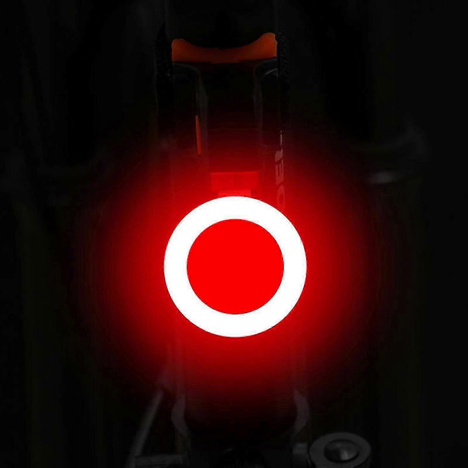 Akıllı Bisiklet Kuyruk Lambası Ultra Parlak, Bisiklet Işığı Şarj Edilebilir, IPX6 Su Geçirmez Led Bisiklet Işıkları, 5 Modlu Bisiklet Kuyruk Lambası Herhangi Bir Yol Bisikletine Uyar