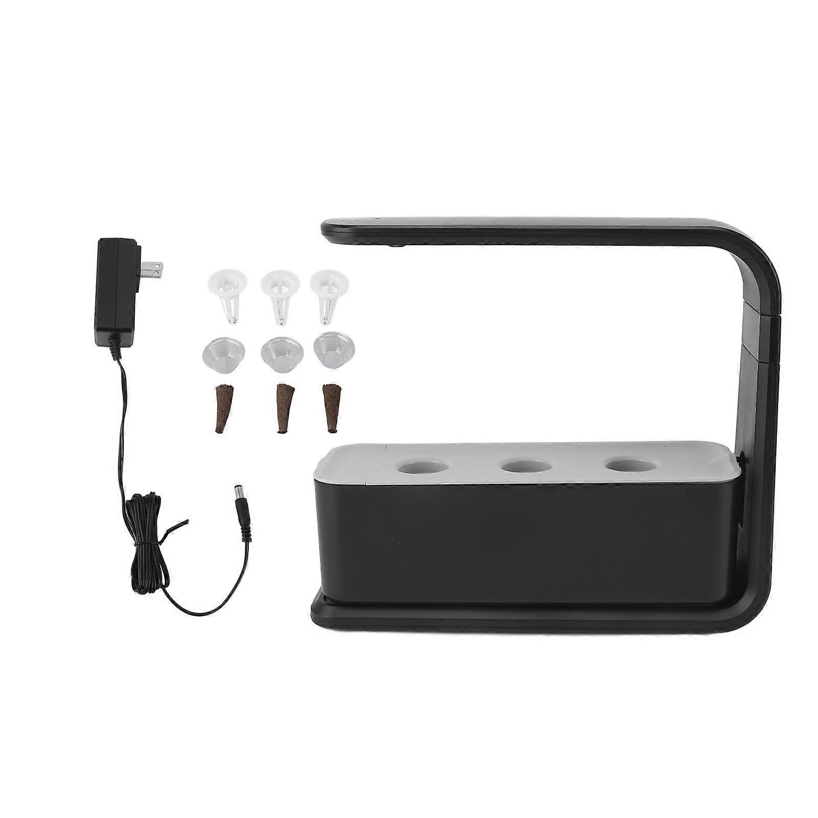 Indoor Garden Hydroponics Growing System Plant Germination Kit with Full Spectrum Grow Light Hydrophonic Planter for Home Kitchen 100‑240V