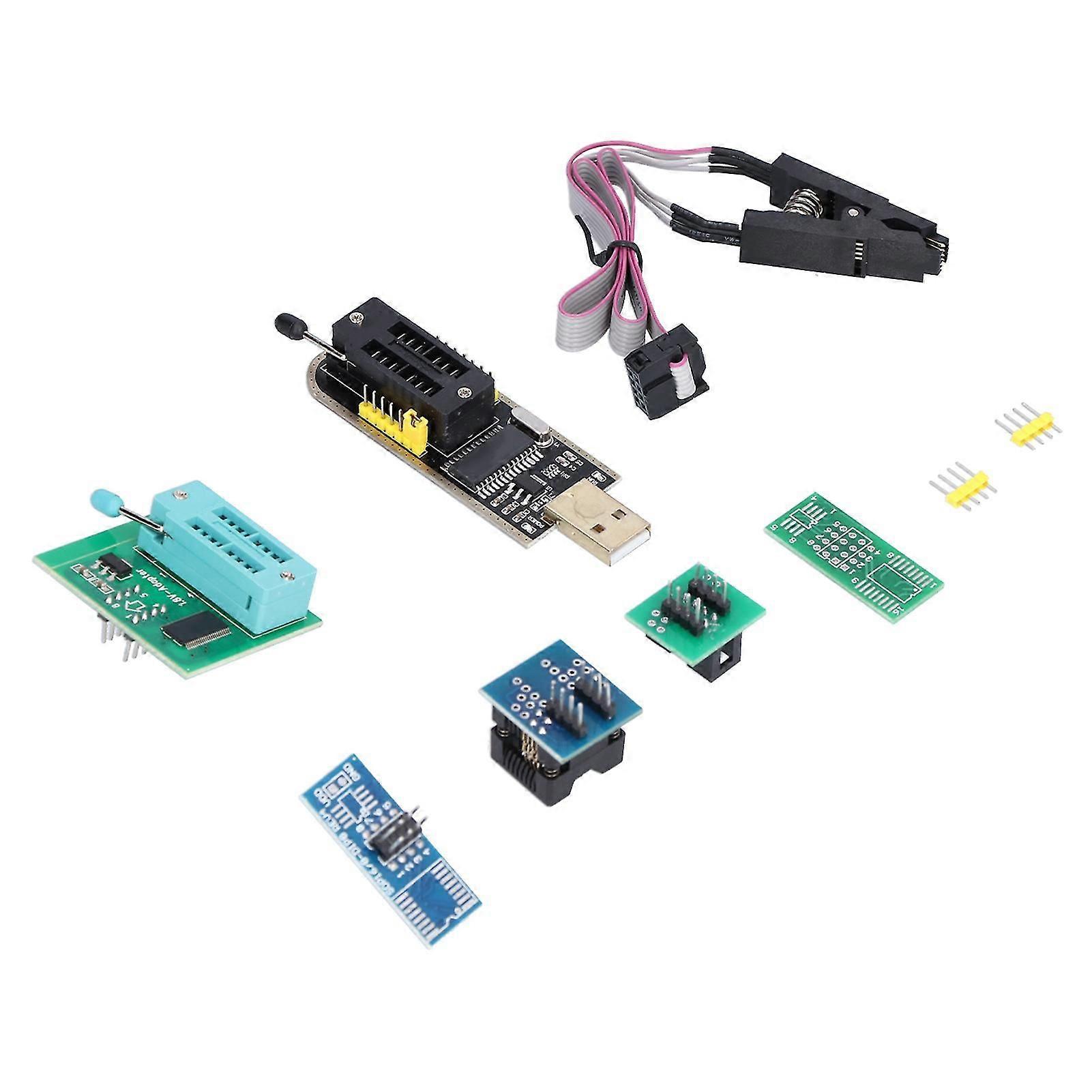 242593 Flash Chip Test Clip Set Programmer Mainboard Accessory with SOIC/SOP Pin Format