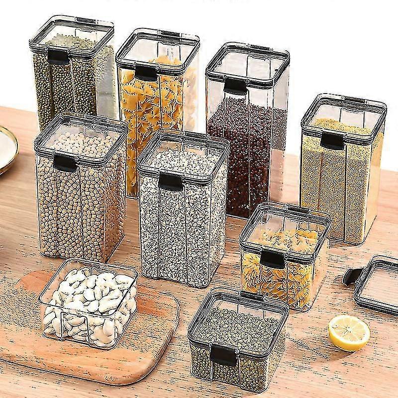 Transparent Sealed Jar & Plastic Kitchen &household Storage Box