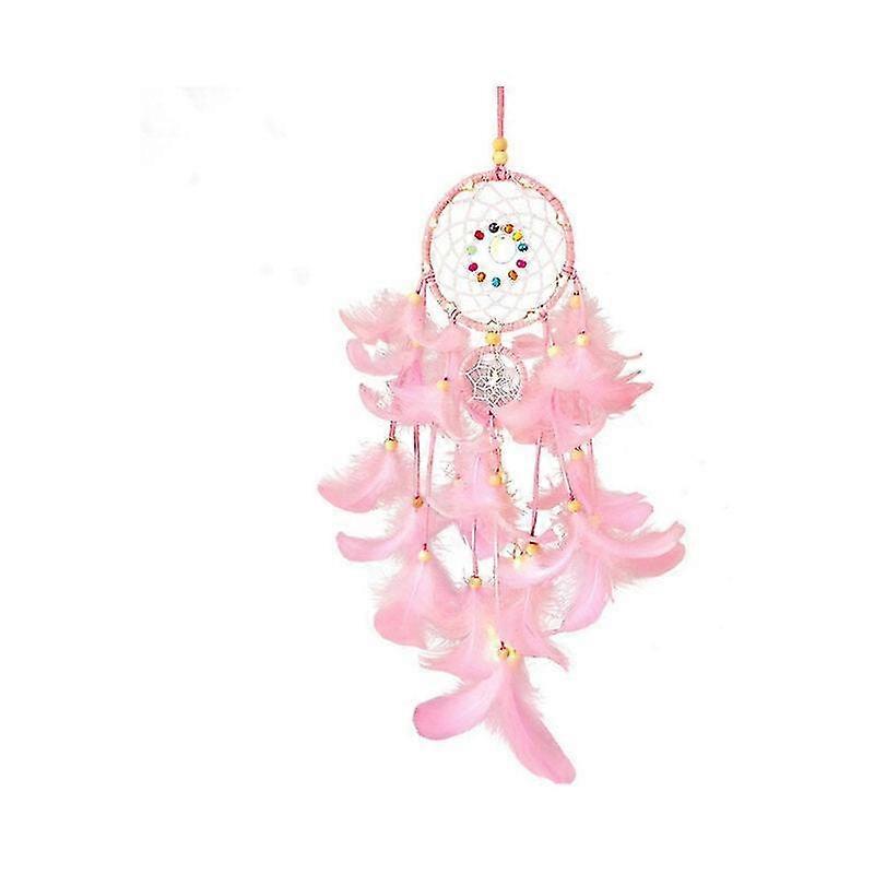 مستوحاة من عتيق Dream Catcher المصنوعة يدويا من المحمول الزخرفية لغرفة النوم وديكور المنزل ، مضيئة ورومانسية ، مثالية لأعياد الميلاد