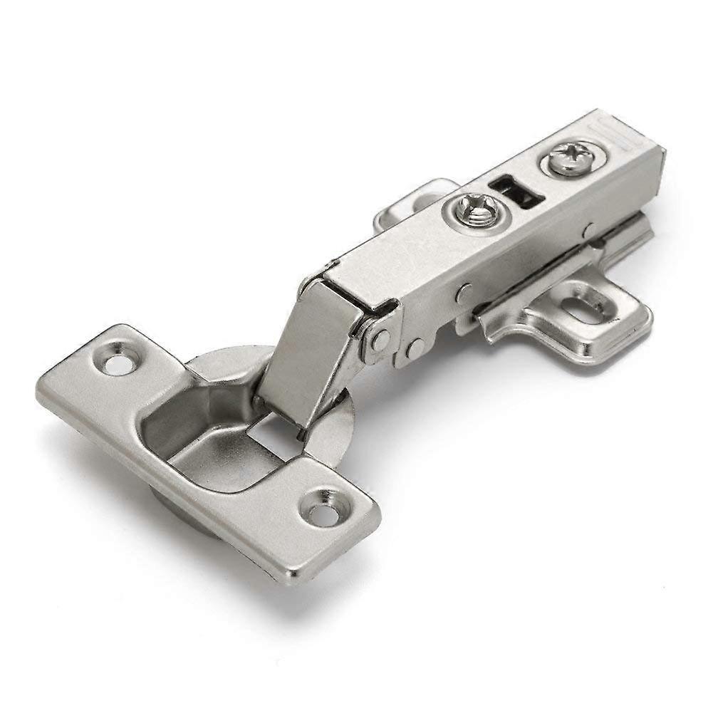 110 Degree Soft Close Concealed Hinge 10PCS Full Overlay Two Hole Mounting Plate for Frameless Cabinet Installation