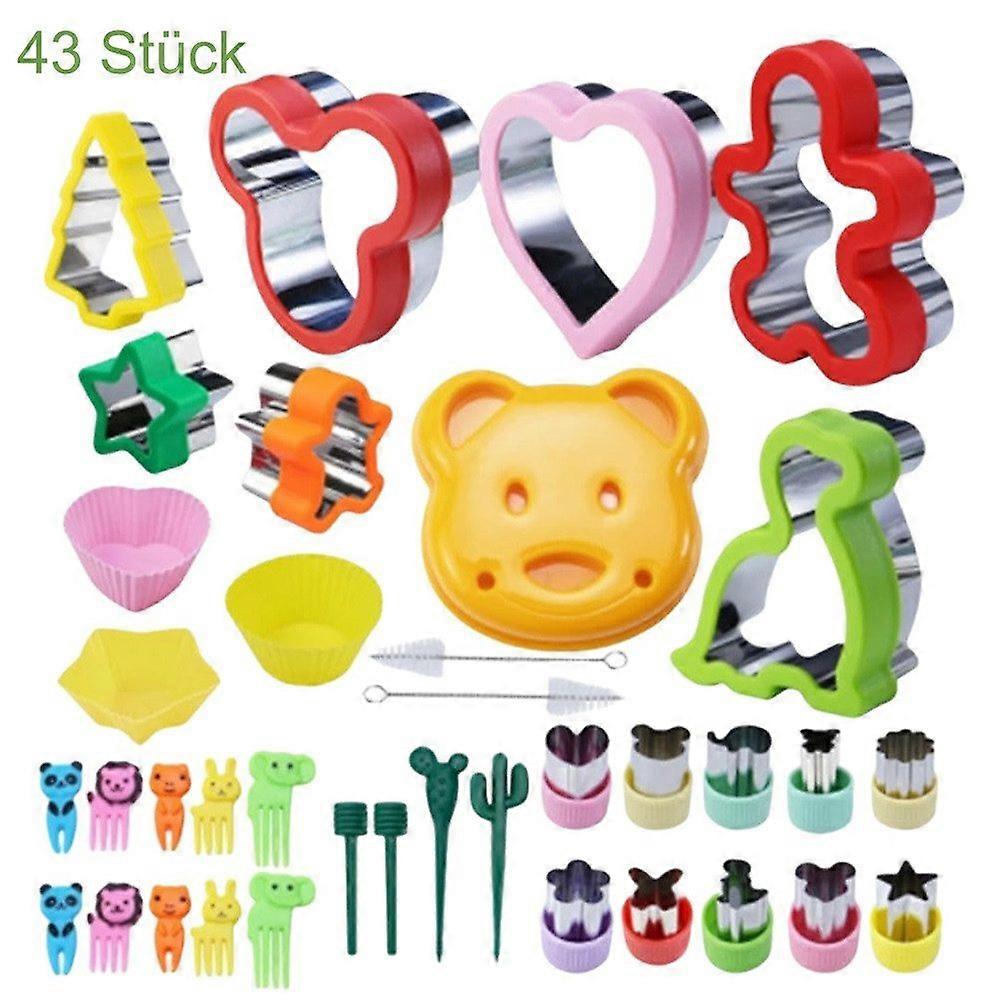St Multifunctional Cookie Cutters Kids Set Bread Vegetable Cutters for Creative Baking Fun