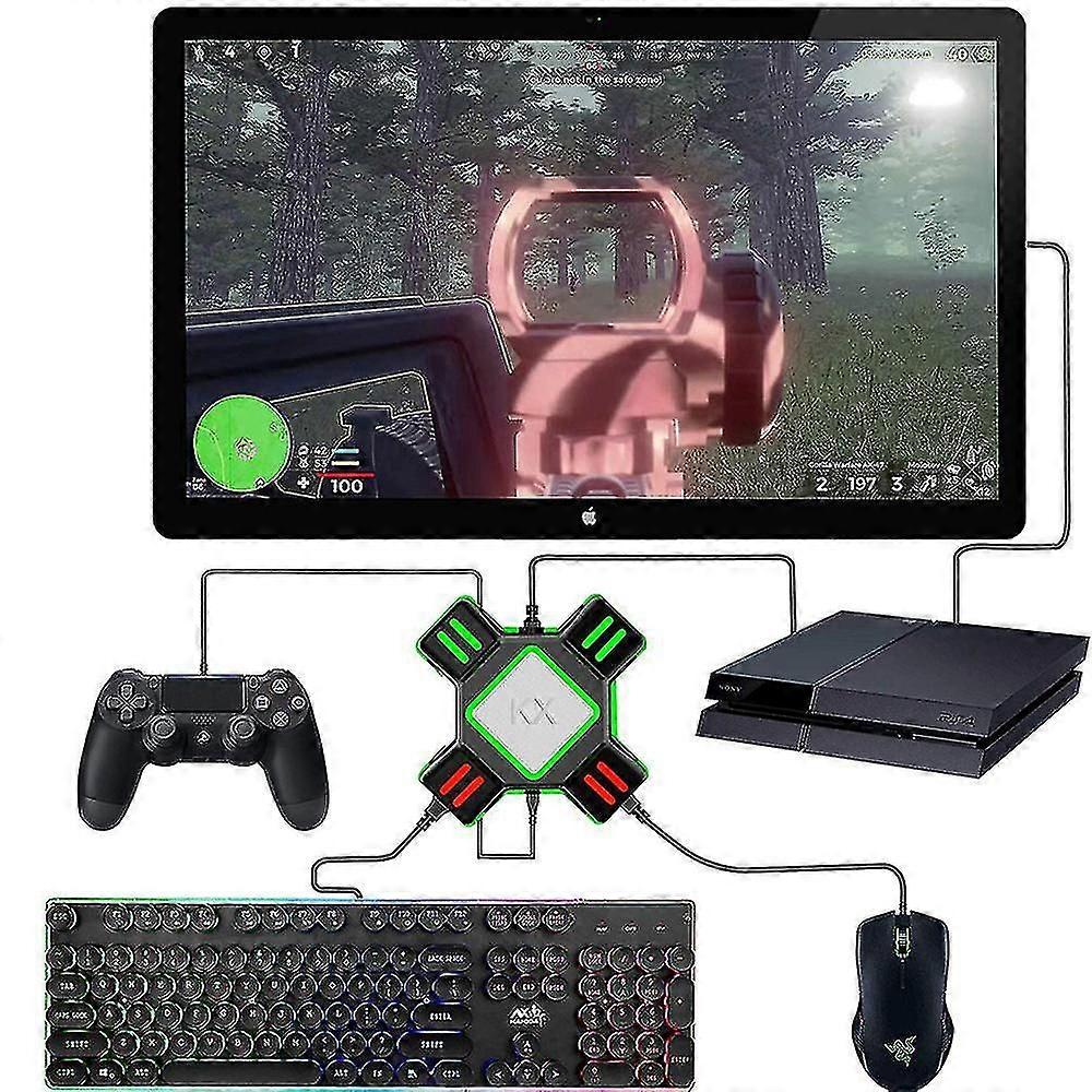 Gamepad To And Converter Adapter Boxes Compatible With Ps4/ps3/pc