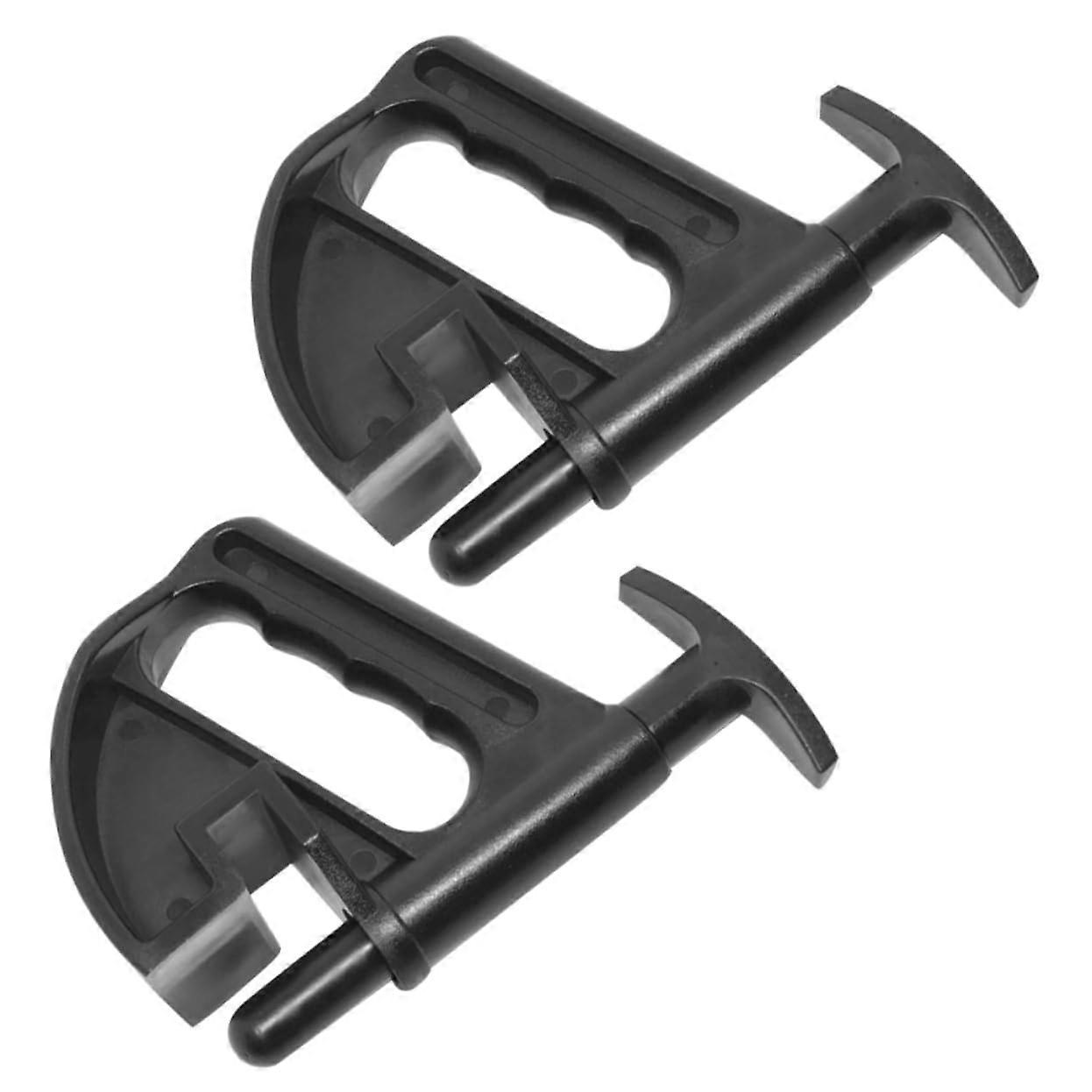 Tire Removal Tools Set 2 Pc Heavy Duty Wheel Changing Drop Center Bead Clamps Tire Lever for Car Tire Changer