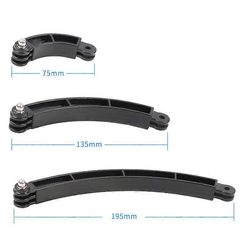 3 Way Helmet Arm Extension for 9 8 7 6 5 4K with Screw
