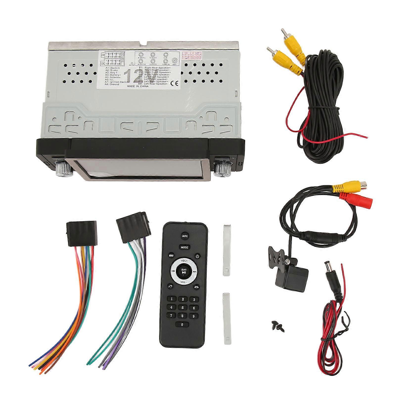 MP5 5in Touch Screen Wireless Bluetooth Connection 12 LED Reverse Camera Car Multimedia Player for Carplay