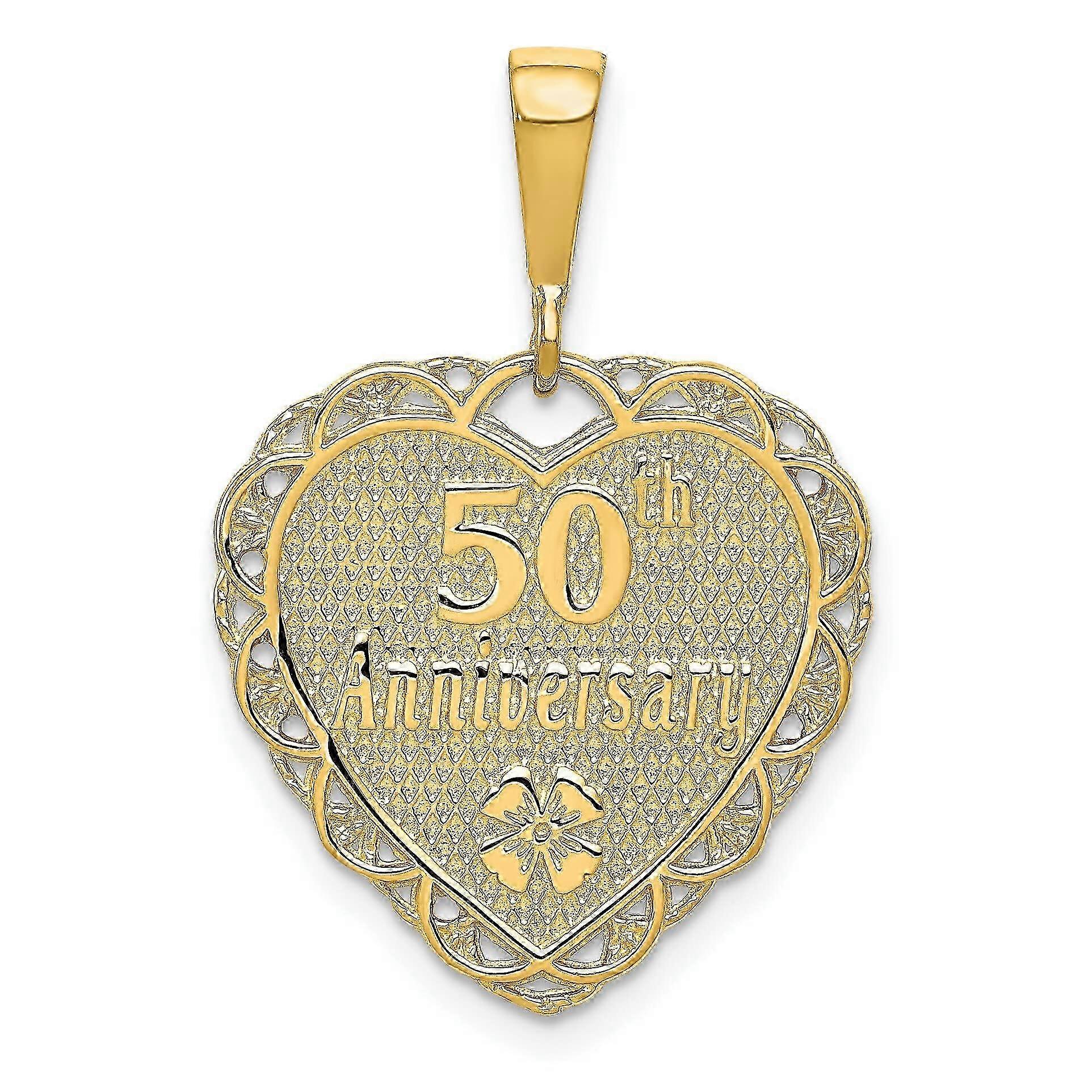 Charm Corazón de Oro Reversible 50 Aniversario Amor