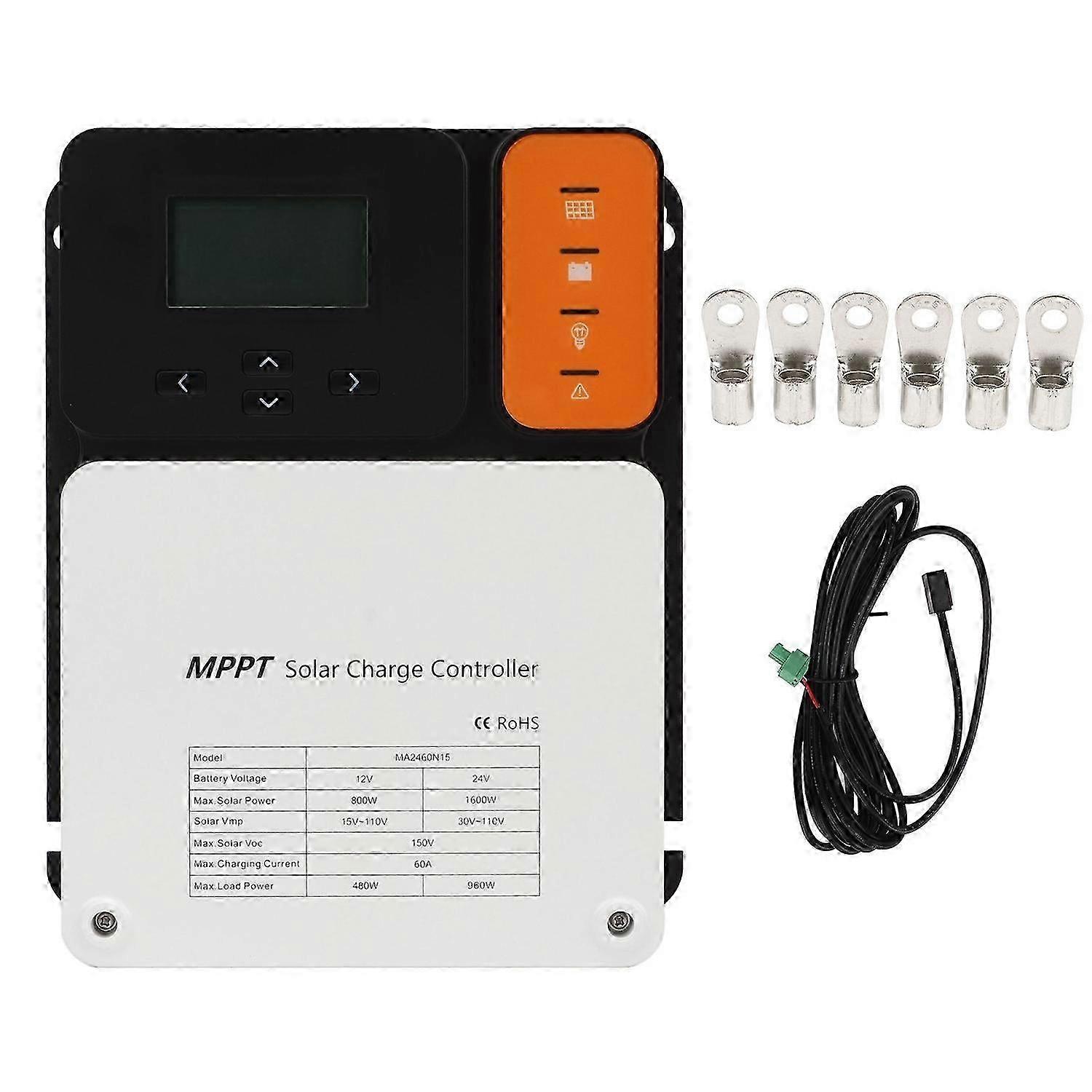 Mppt Solar Charge Controller High Efficiency 12v 24v Solar Panel Regulator For Off Grid Pv System