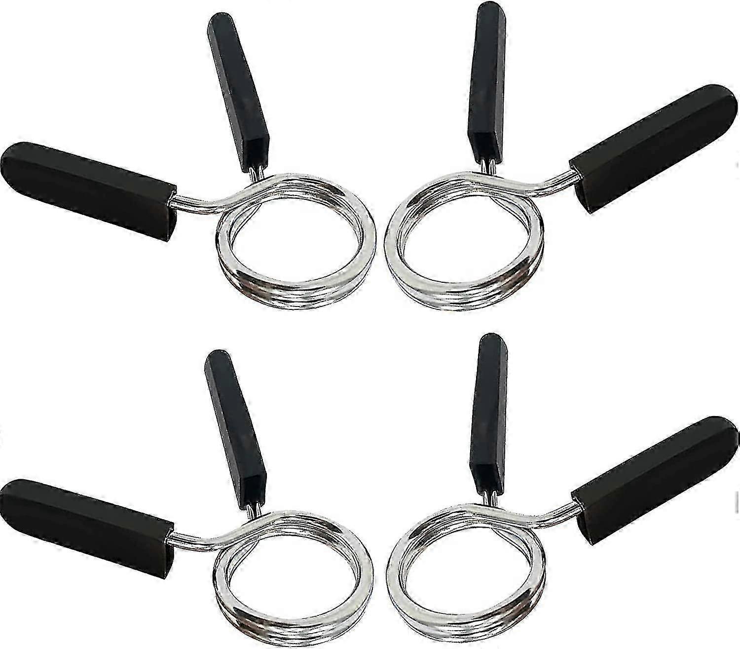 4pcs Dumbbell Clamp, 28mm Spring Clips For Dumbbells, Spring Clip Collars, Bodybuilding Spring Clip For Gym