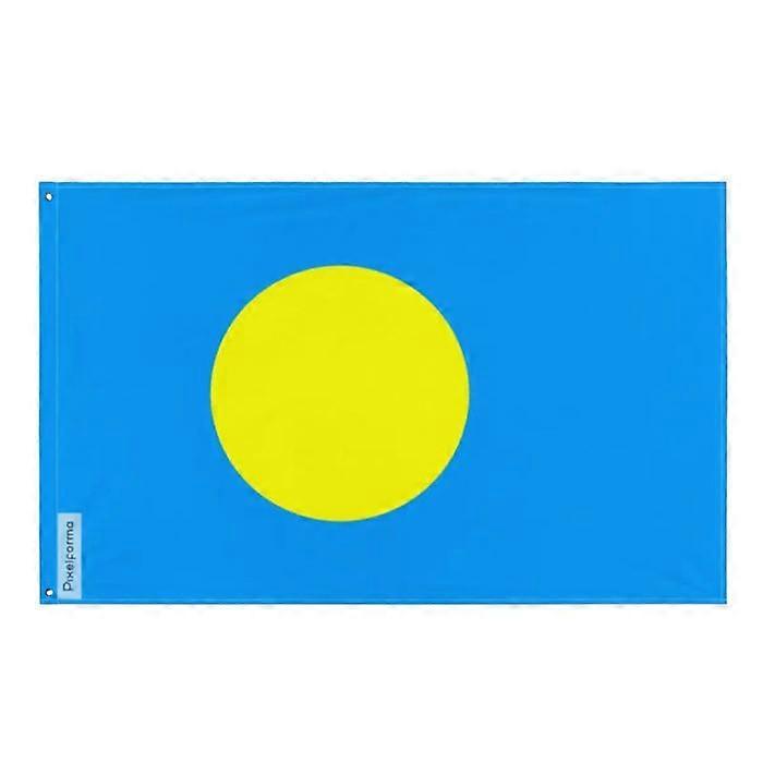 Flag of Palau – 64 x 96 cm – Polyester – Iron eyelets – Durable