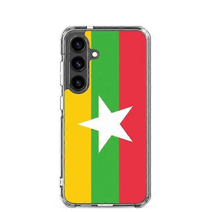 Phone Case - Samsung - Galaxy S24 Plus - Myanmar Flag - Soft - Multicolor