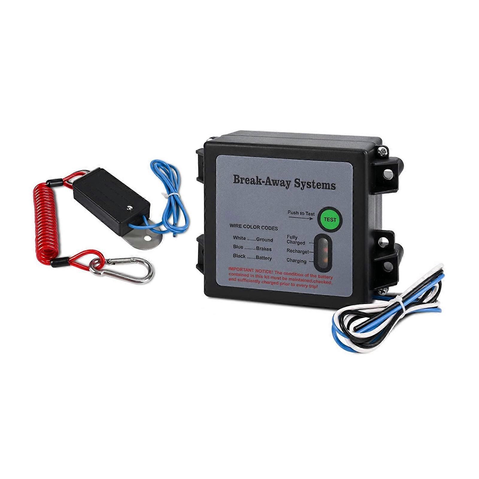 Weatherproof 12V Trailer Brake Release Controller with LED Charge Indicator for Reliable Performances Easy Installation