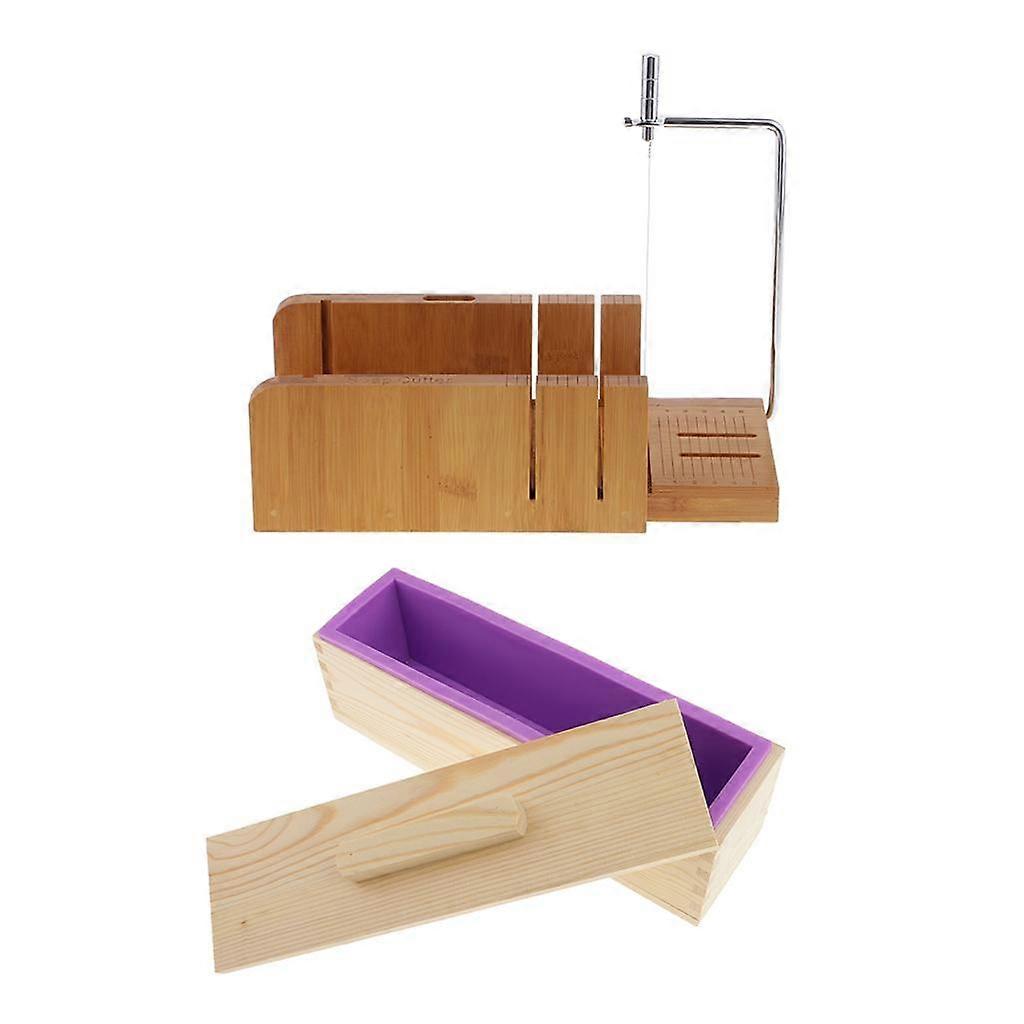 Rectangular Wooden Soap Mold for Soap Making, Reusable,