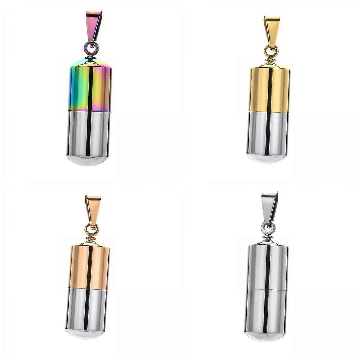 4Pcs Necklace Pendant Keepsake Jewelry Gift