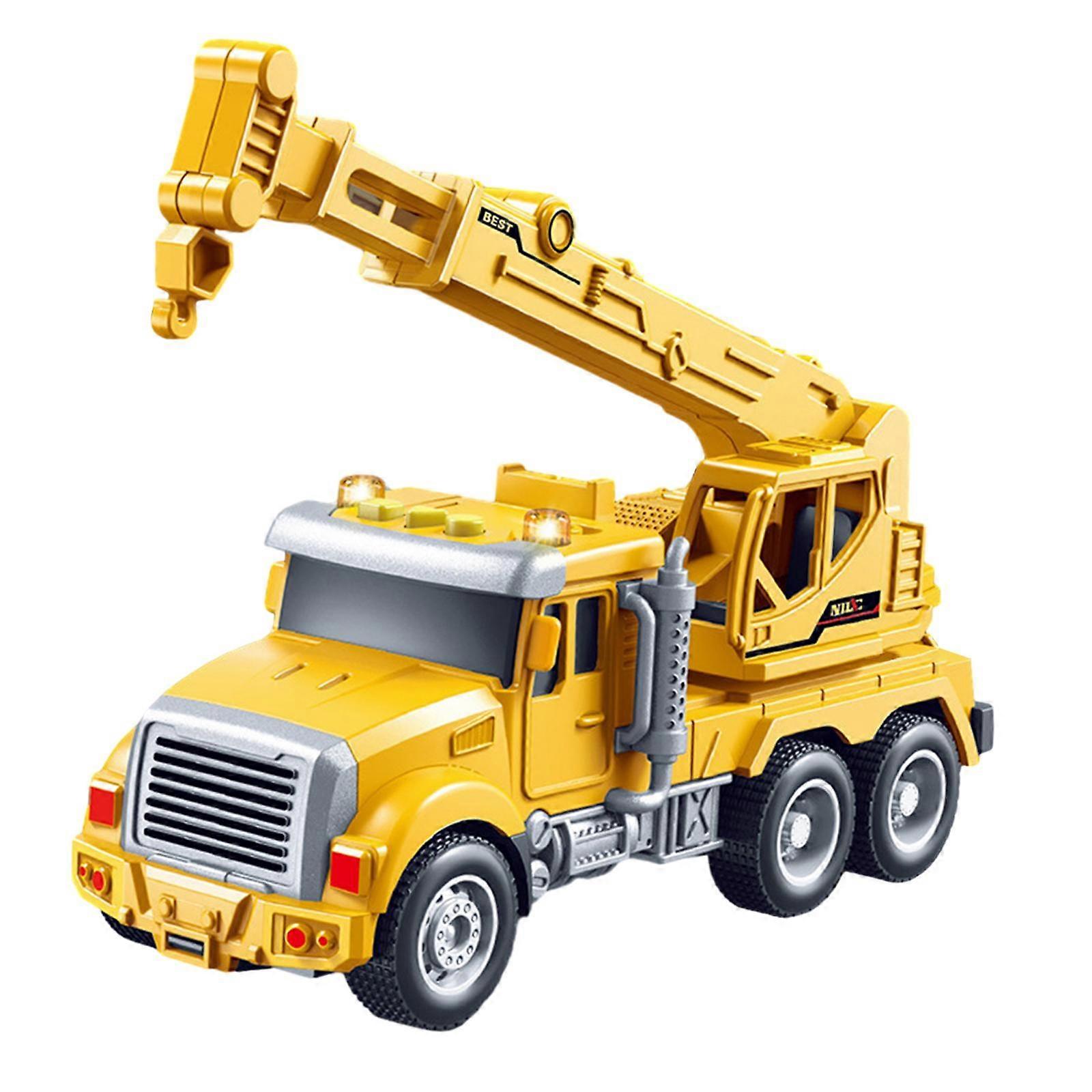 Engineering Trucks Toy Construction Vehicles Kids Engineering Playset Friction